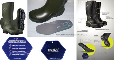 Noramax 2351 Sicherheits Arbeits Gummi Stiefel S5 Safety kälteisolierend 36 49