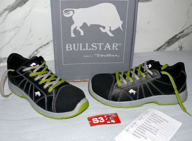 Bullstar 2496 ULTRA S3 Sicherheits Arbeits Schuhe 20345 3D Hi-TECH Futter Black