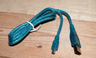 3x 1m Drucker Qualität USB 2.0 Anschluß Kabel auf USB mini 4PIN Verbindungskabel