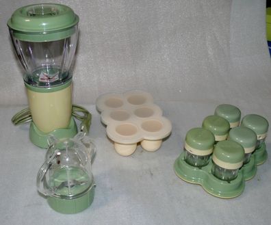 Happy Baby Kids Set bereiter Brei Mixer Zerkleinerer Obst Babyessen BPA Frei N1