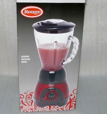 Ersatz Glas Kanne für Bestron DTS807R Standmixer Mixer Eiskräscher Inkl. Deckel