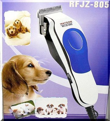 Watson RFJZ805 Professioneller Tier Hund Haarschneider 12 > 18mm 20 Watt Blue Ch