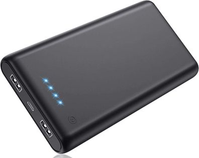 Pxwaxpy HX160Y1 Powerbank 26800mAh 99,1Wh 2x USB 4 LED Indikator Ultrakompakt