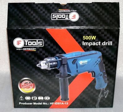 IF Tools Bohrmaschine Schlagbohrmaschine Schlagbohrer Bohrhammer Schrauber 500W