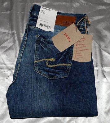 Cross Damen Jeans Valentiina Hose 483-005 authentic bluejeans used W26 L32