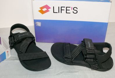 LOTTO 2273019578 Menessa Sommer leichte Sandalen Schuhe atmungsaktiv 36 Schwarz