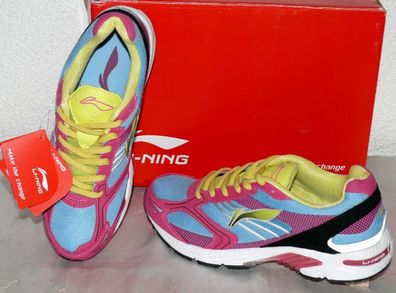 LiNING C362 A.W.S Cushio Rau UP Leder Sport Schuhe Sneaker 37 41 Multi Color