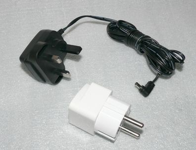 BT 045030 UK EU Trafo Adapter 6V 300mA Ladegerät Netz teil stecker 3.3-1.3mm