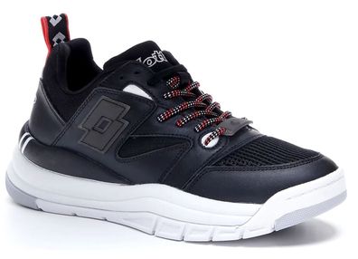 LOTTO 214084 1CL Athletica SIRIUS Damen Sport Schuhe Echt Leder Sneaker 36 BLK