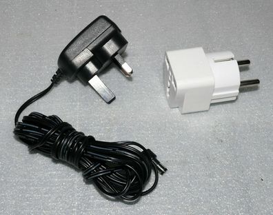 BT 040368 UK EU Trafo Adapter 6V 300mA Ladegerät Netz teil stecker 5.5-2.1mm