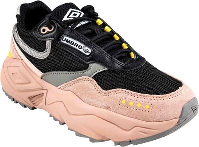 UMBRO 45300U JRN Phoenix LE Damen Sport Schuhe Echt Leder Sneaker 36 Rosa BLK