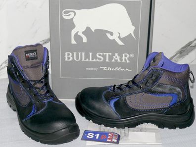 Bullstar 2709 NITRO S1P Sicherheits Arbeits Boots Schuhe SRC Stahlkappe BLK BLUE