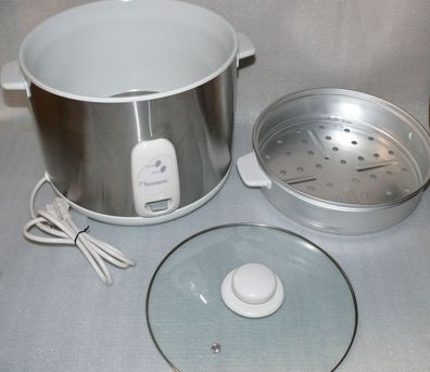 Bestron DRC280 XXL Gemüsengarer Reiskocher Dampfgarer 2,8L Kochen Warmhalten