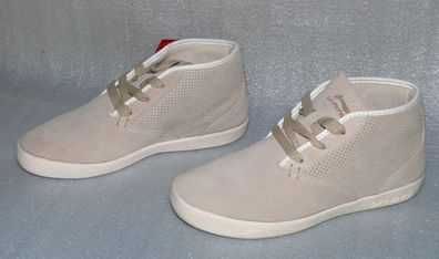 Lining B772 Rau Leder Damen Schuhe Freizeit Sport Sneaker Natur Weiß EU 39 UK5,5