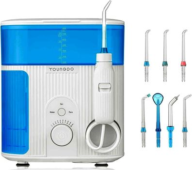 FC170 Munddusche Zahnreiniger UV-Desinfektion Oral Irrigator 800ml 7 Düsen White