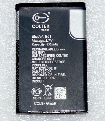 5x Coltek B01 Akku Batterie Babyfon Mobiltelefone Handy Smartfphone RC Elektro