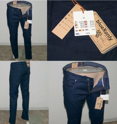 b X o Blue X Only DAVE Deep Blue 3200 Stretch Jeans Hose W 29 40 L 32 34 Navy