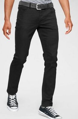 John Devin JXD 49337 Stretch Jeans Slim Fit Hose leichter Waschung W32 L34 Black