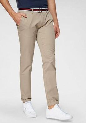 Tom Tailor 127153 POLO TEAM Regular Fit Stretch Chino Hose Gürtel W40 L34 Natur