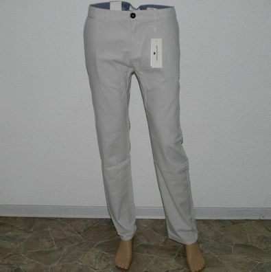 TOM TAILOR TRAVIS 1008600 With Linen Jeans Moderne Hose Regular Fit W34 L32 Grau