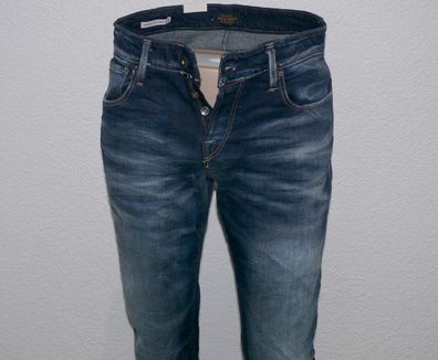 Jack & Jones Mike Icon BL 650 Comfort Fit Herren Jeans Stretch W30 L34 Dk Blau