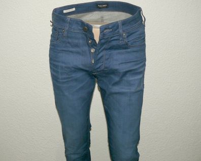 Jack & Jones Tim Original JJ 420 Slim Fit Herren Jeans Stretch W36 L36 Meer Blau