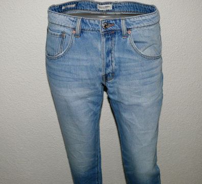 Jack & Jones JJ I Frank Leen CR 122 Cropped Fit Herren Jeans Hose W32 L32 Blau