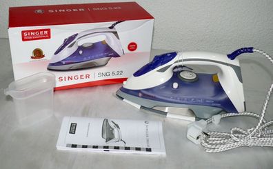 Singer SNG 5.22 Dampf Bügeleisen Tank 250ml Max 150 g/min 2200W Keramik Sohle