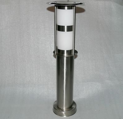 SS127 Edelstahl Steh leuchte Garten Weg Haus Licht Beleuchtung H-50cm E27 IP44