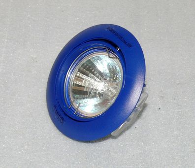 Alaska 5506 Halogen Decken Einbau Licht Strahler Spots Blau inkl. Leuchte 35W