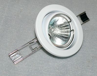 Alaska GT4 Halogen Decken Wand Licht Metall Strahler Spots Weiß Inkl Leuchte 35W