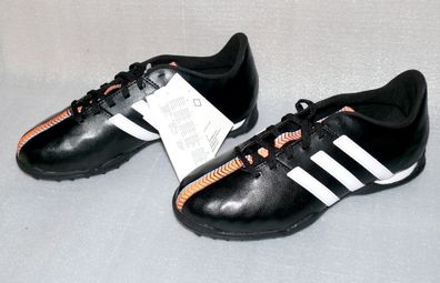 adidas B40878 11 Nova TF J Leder schuhe Fußball Soccer EU 36 UK 3,5 Schwarz Weiß