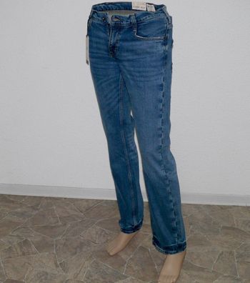 Mustang Oregon Boot 3117 Stretch Slim Fit Jeans Hose W 30 31 38 L32 MID Blau 413