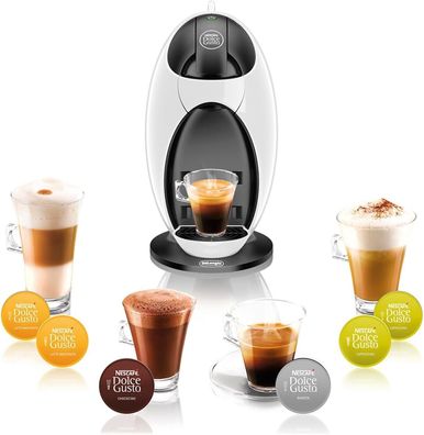 Delonghi EDG 250.W Nescafé Dolce Gusto Jovia Kapsel Kaffeemaschine 15 bar 0,8l W