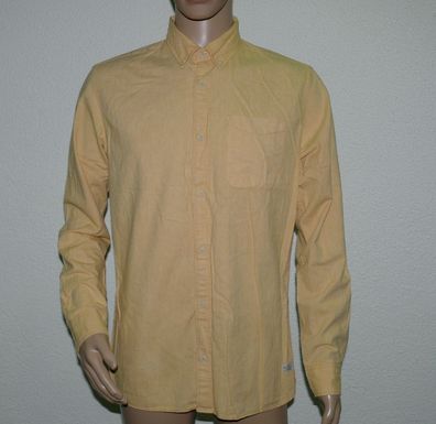 Jack & Jones 12129733 JJV Clayton Hemd Shirt Langarm Slim Fit L Honey Mustard