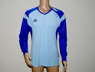 Adidas G81838 Precio 14 GK Fussball Trikot langarm Longsleeve Shirt Gr. S M Blau