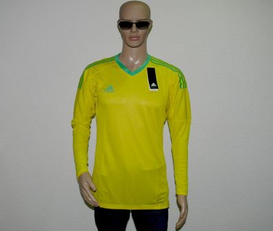 Adidas AZ5378 GK JSY PL Adizero V-Neck Fußball Langarm Shirt M L XL 2XL 3XL Gelb