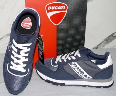 Ducati DS410 Motor Sport Schuhe Running Training AIR Mesh Sneaker 41 45 Navy WHT