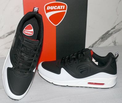 Ducati DS414 Motor Sport Schuhe Running Training AIR Mesh Sneaker 41 45 BLK WHT