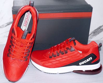 Ducati DCSS21-3 Motor Sport Schuhe Running Training AIR Mesh Sneaker 41 RED