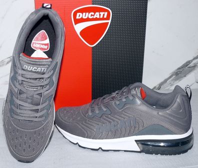 Ducati DS440 Motor Sport Schuhe Running Training AIR Mesh Sneaker 41 45 Grau WHT