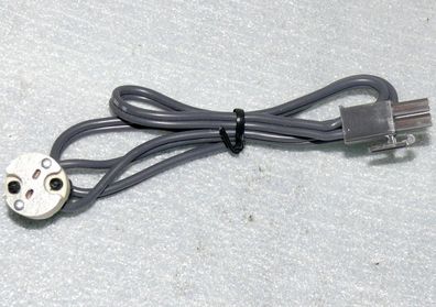 7699 Kabel Keramiksockel MR16 GU5.3 Fassung LED Halogen Spots Strahler 75cm R2