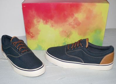 Next 08712 FIRST LOT Canvas Stoff Schuhe Ultra Klassische Sneaker 41 47 Navy BRN