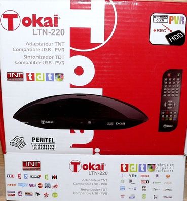 Tokai LTN 220 TV DVB-T Receiver TV Radio Tuner PVR USB MPEG TV Kabel FB Scart