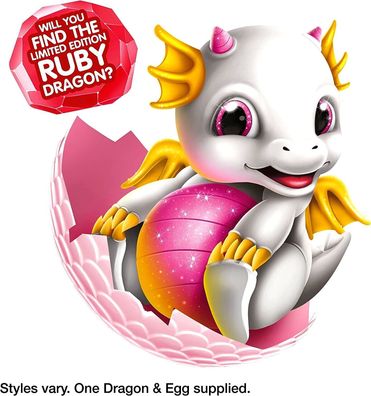 Little Live Pets 34921 Kinder Überraschungsdrachen Niedlicher Baby Drache Mint