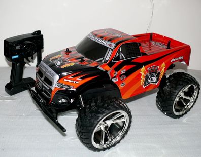 NQD Monster TRUCK RC Big Monster 1:10 Jeep Offroad Gelände Spielzeug 48cm Rot