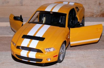 FORD GT500 1:14 RC FB 27 MHz Kids Kinder Renn auto Fahrzeug Nr.2170 Gelb Weis