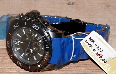 Michael KORS MK8233 Herren Armbanduhr Chronograph Man Uhr Schwarz Blau