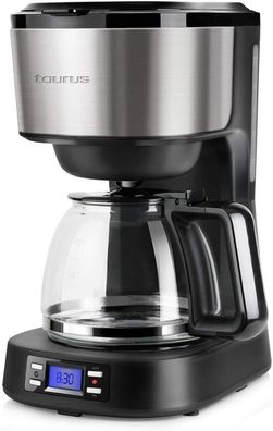 Taurus VeronaLegend Digital DC900DC Kaffeemaschine 1,2L Glaskanne 900W LCD Timer