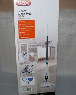 Vax S85-CM 2IN1 Multi Dampfreiniger Dampfbessen Steam Clean Mop 1300W 0,33L 5m